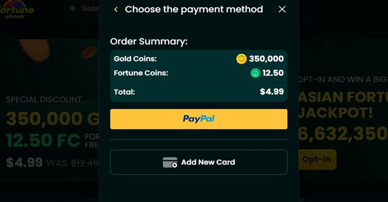 Fortune Wheelz Banking