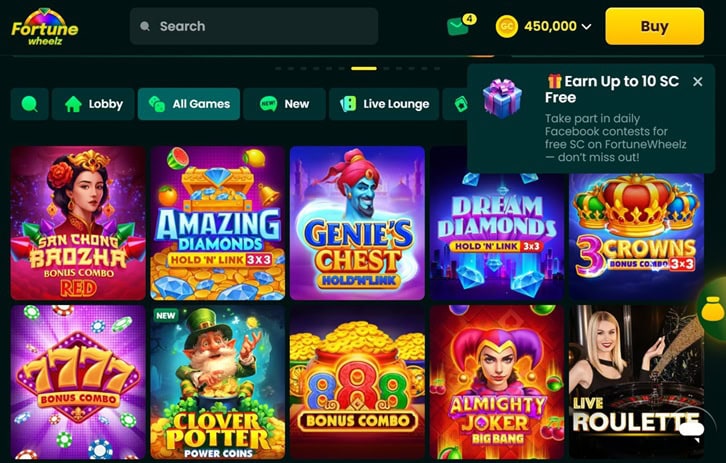 Fortune Wheelz Games