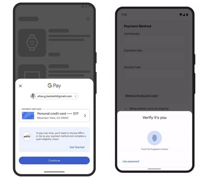 Google Pay Payment
