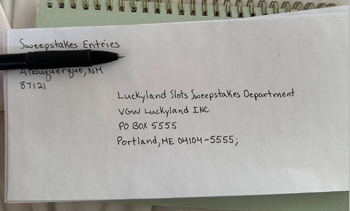 LuckyLand Slots AMOE