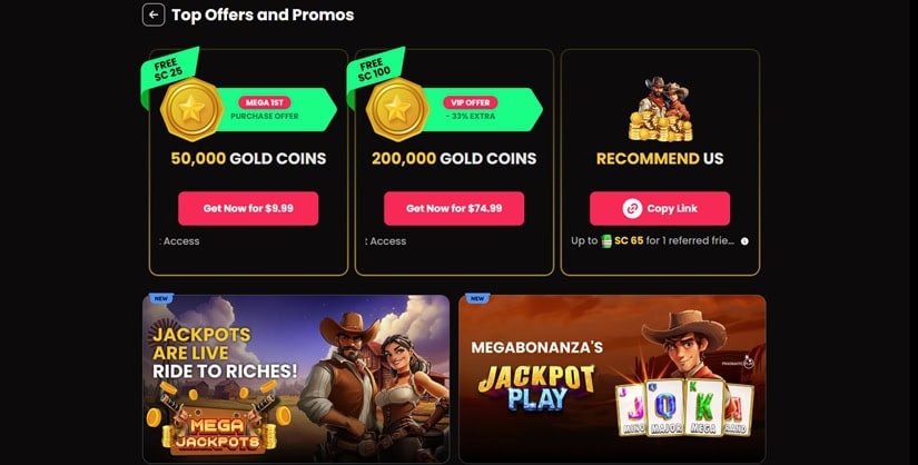 Mega Bonanza Bonuses