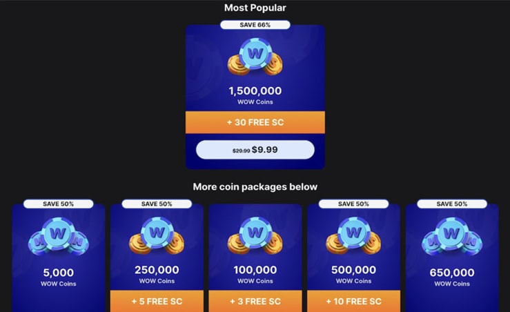 WOW Coins Store