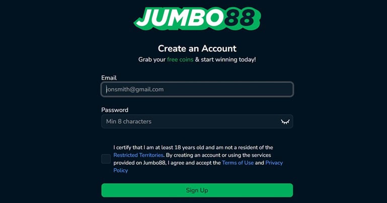 Jumbo88 Register