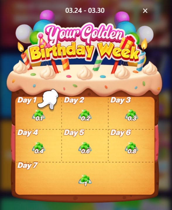 SweepsBlast Birthday Bonus