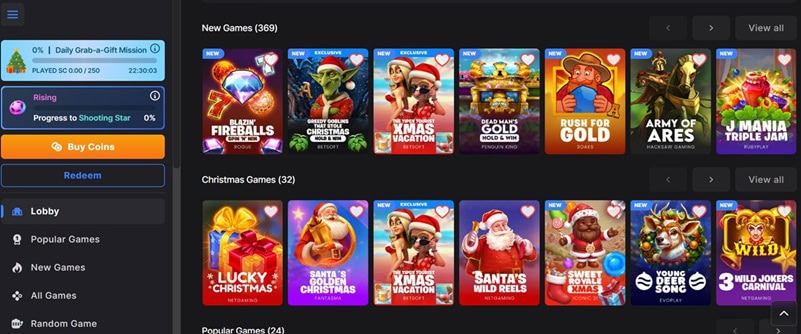 WOW Vegas Games