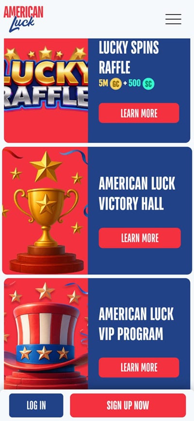 American Luck Promos