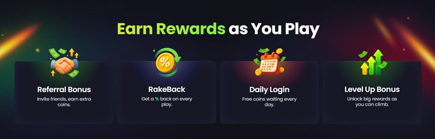 LuckyRush.io Bonuses