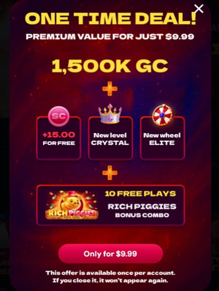 Scarlet Sands Deposit Bonus