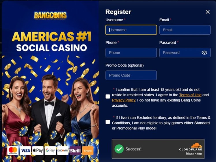 BangCoins Register