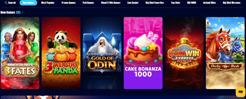 Big Shot Games New Games