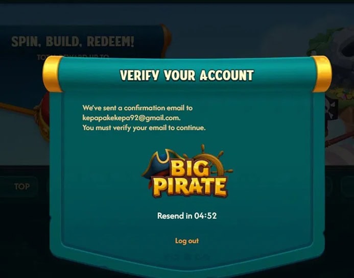 BigPirate Account Verification