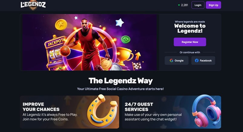 Legendz Homepage