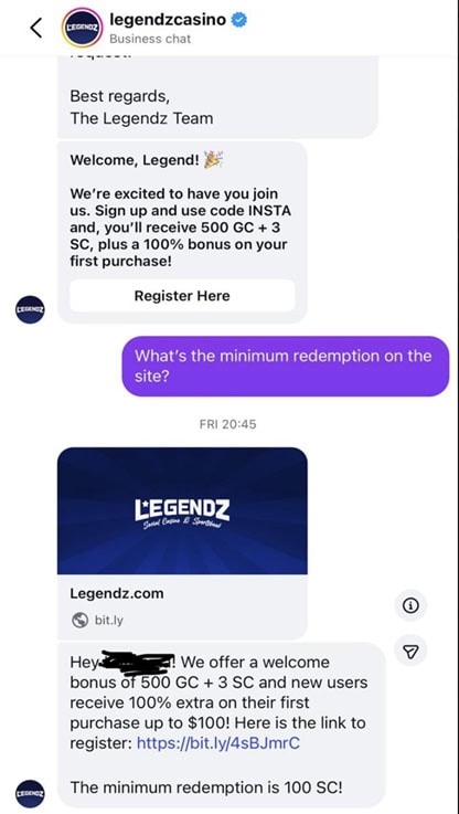 Legendz Support