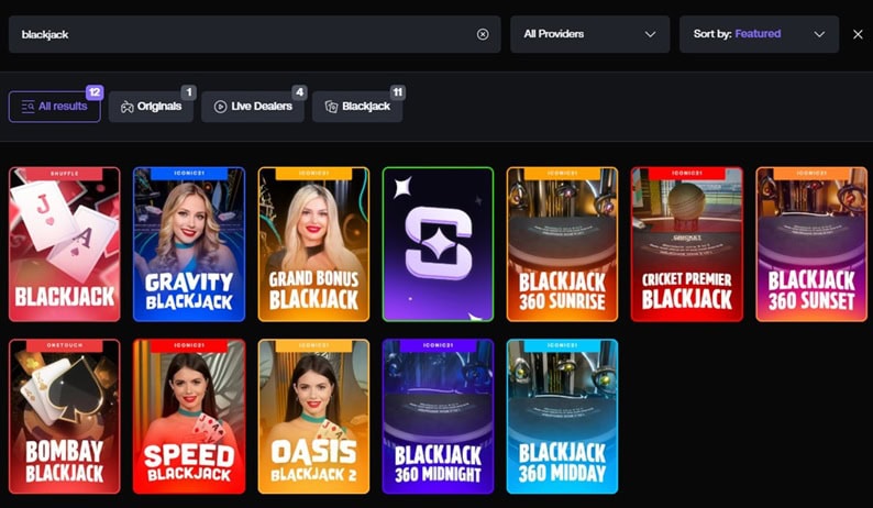 Shuffle.us Blackjack