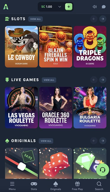 Acebet Mobile