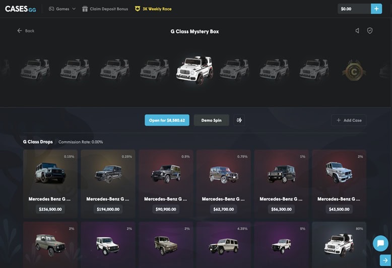 Cases.gg G Class Mystery Box