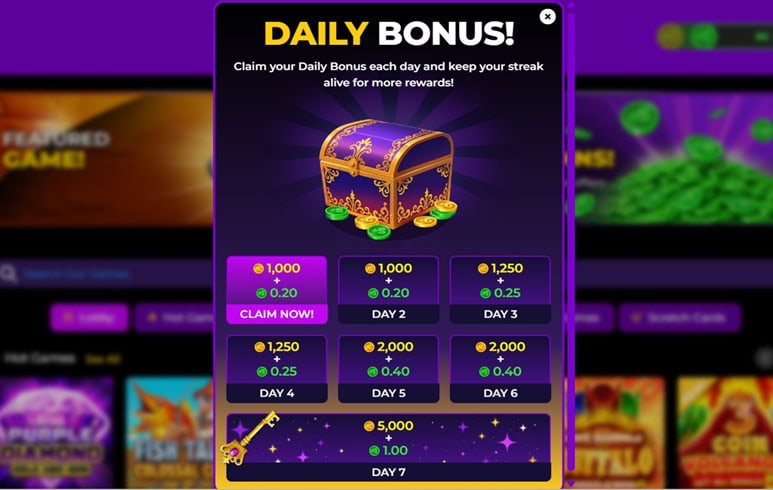 Coin Wizard Games Daily Bonus