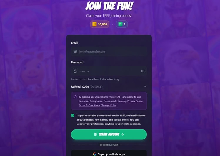 Gold Machine Register