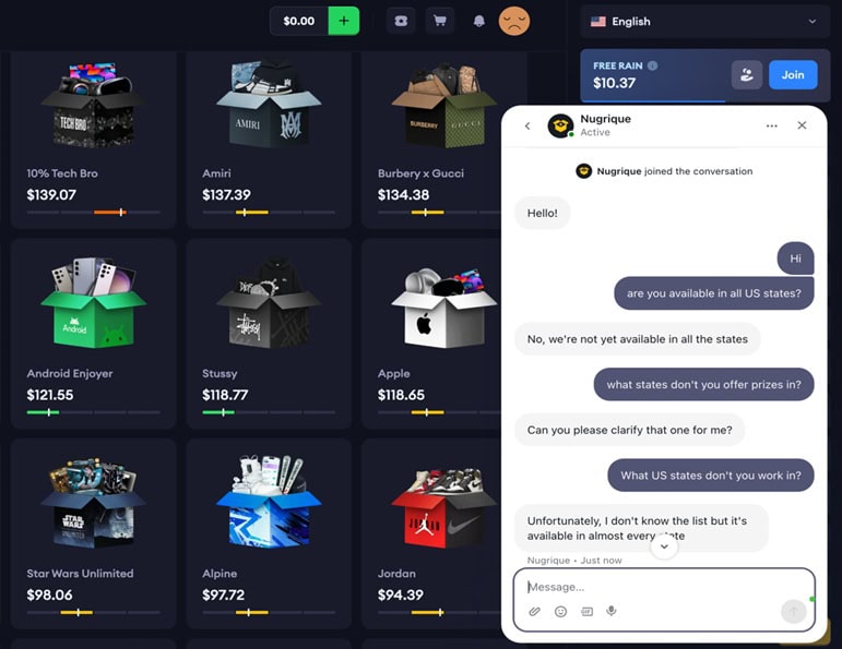 LootBox Support
