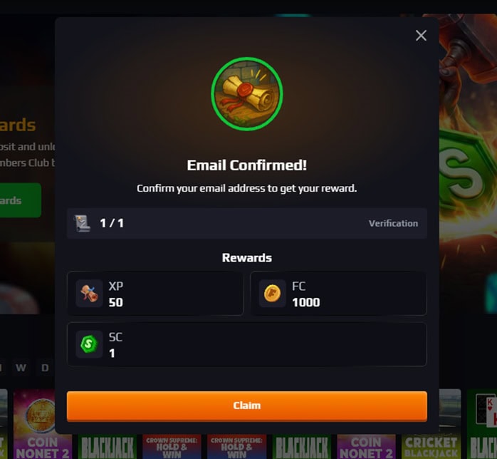 TitanTreasure Email Confirmed