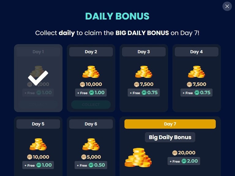 WinBonanza Daily Bonus
