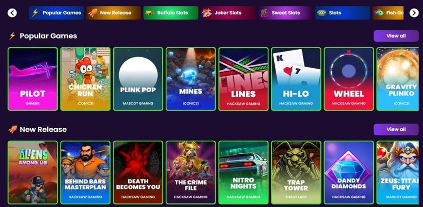 ThrillCoins Games